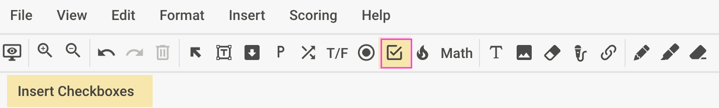 How to Insert a Checkbox in TeacherMade